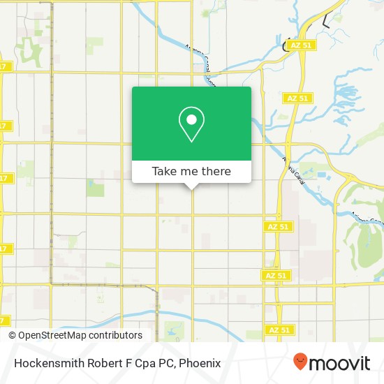 Mapa de Hockensmith Robert F Cpa PC