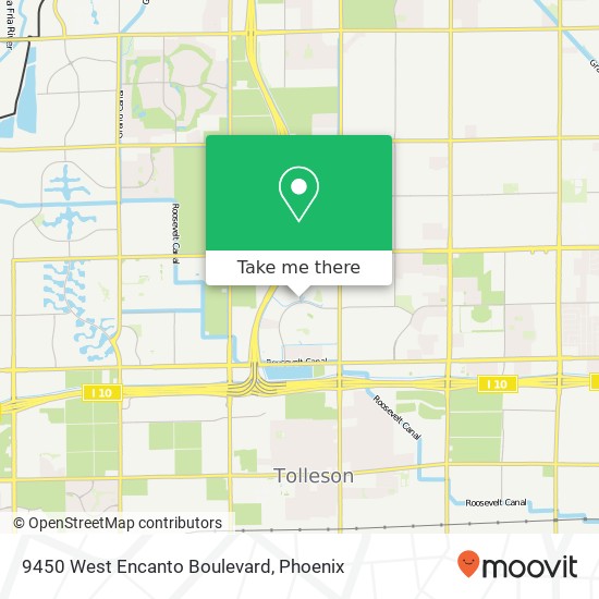 9450 West Encanto Boulevard map