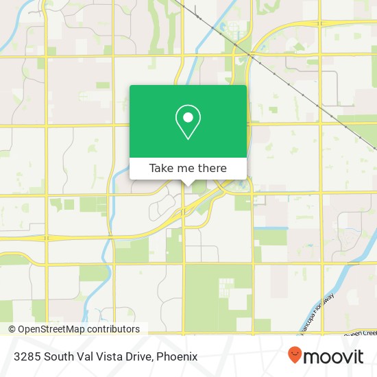 Mapa de 3285 South Val Vista Drive