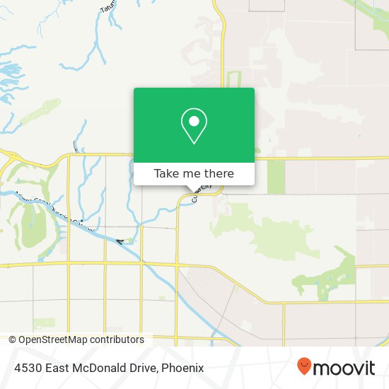 Mapa de 4530 East McDonald Drive