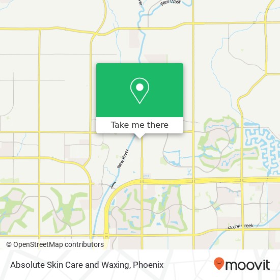 Absolute Skin Care and Waxing map