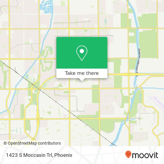 1423 S Moccasin Trl map