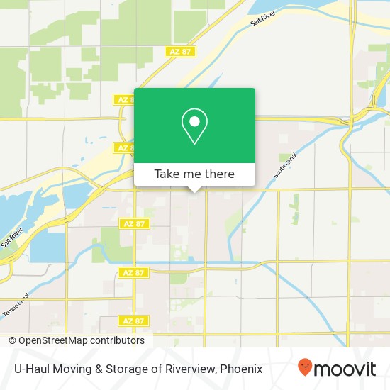 U-Haul Moving & Storage of Riverview map