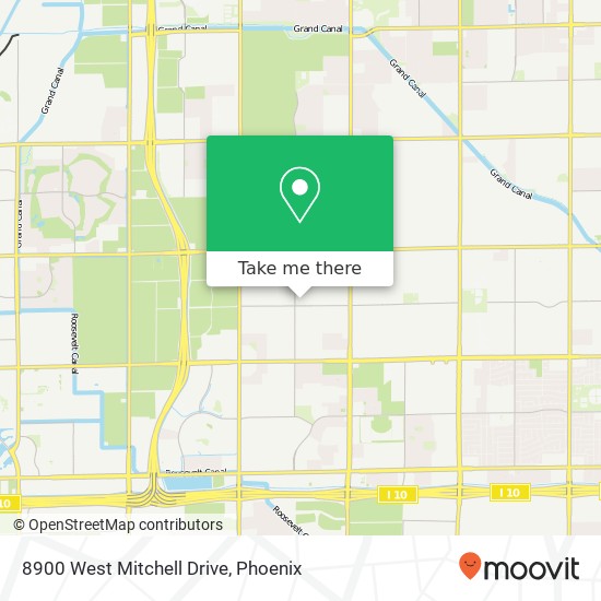 8900 West Mitchell Drive map