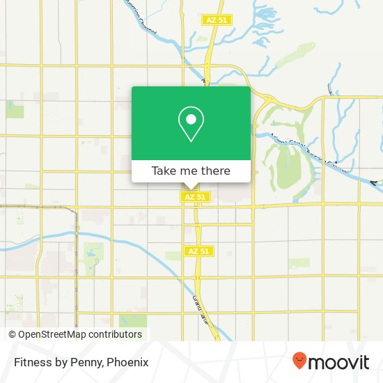 Fitness by Penny map