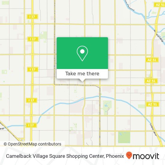 Camelback Village Square Shopping Center map