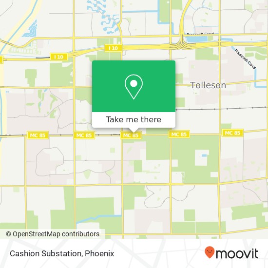 Cashion Substation map