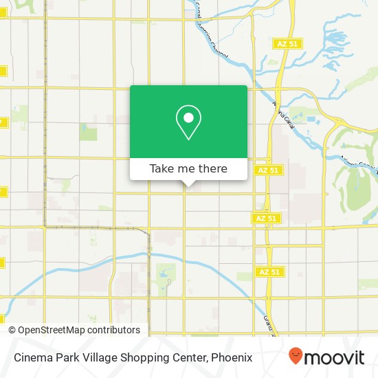 Cinema Park Village Shopping Center map