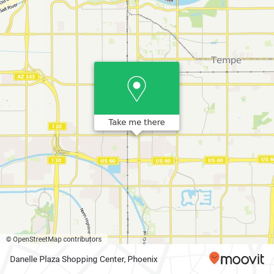 Danelle Plaza Shopping Center map