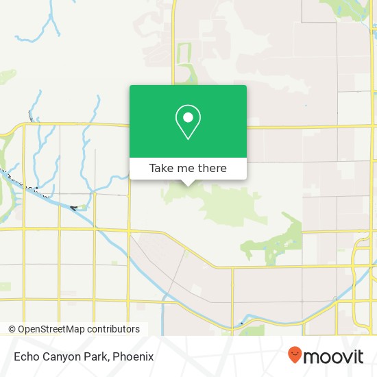 Echo Canyon Park map