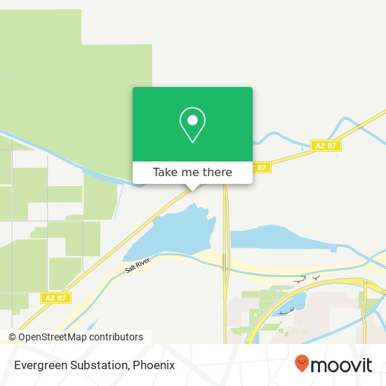 Evergreen Substation map