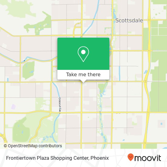 Frontiertown Plaza Shopping Center map