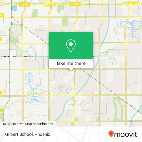 Gilbert School map