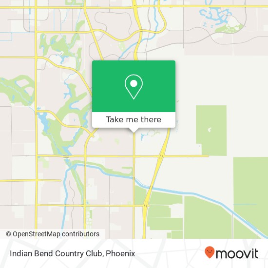 Indian Bend Country Club map