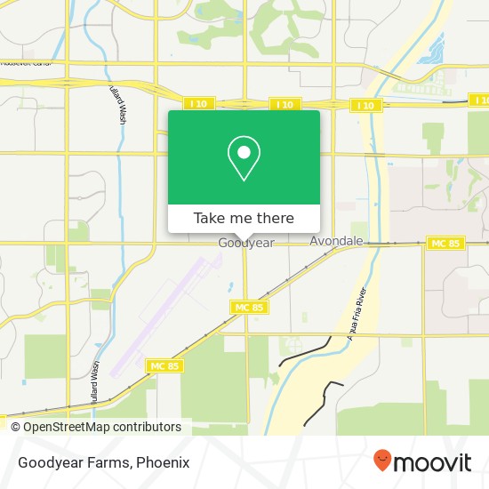 Mapa de Goodyear Farms