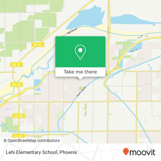 Lehi Elementary School map