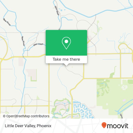 Little Deer Valley map