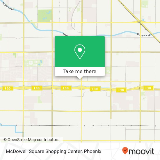 McDowell Square Shopping Center map