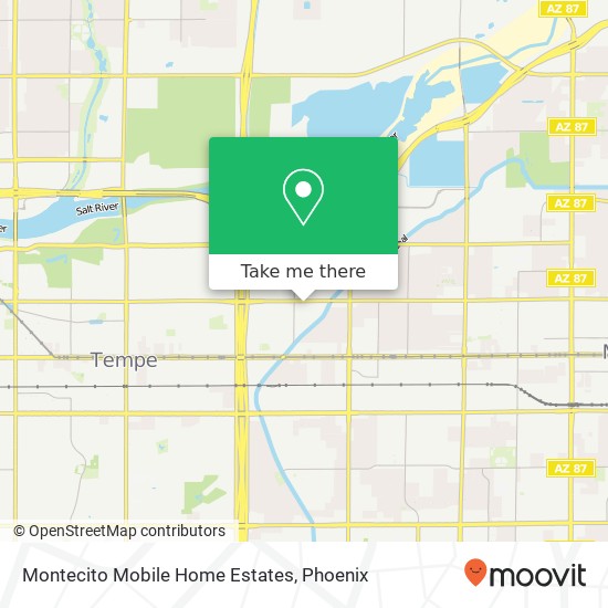 Montecito Mobile Home Estates map