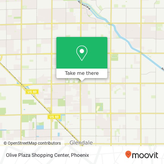 Olive Plaza Shopping Center map