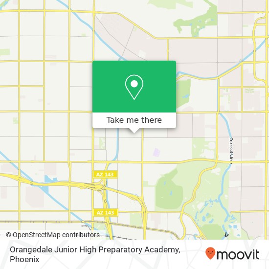 Mapa de Orangedale Junior High Preparatory Academy