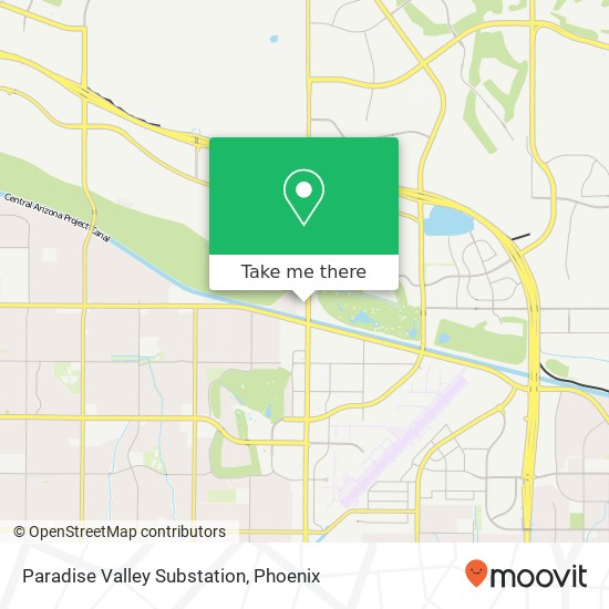 Paradise Valley Substation map