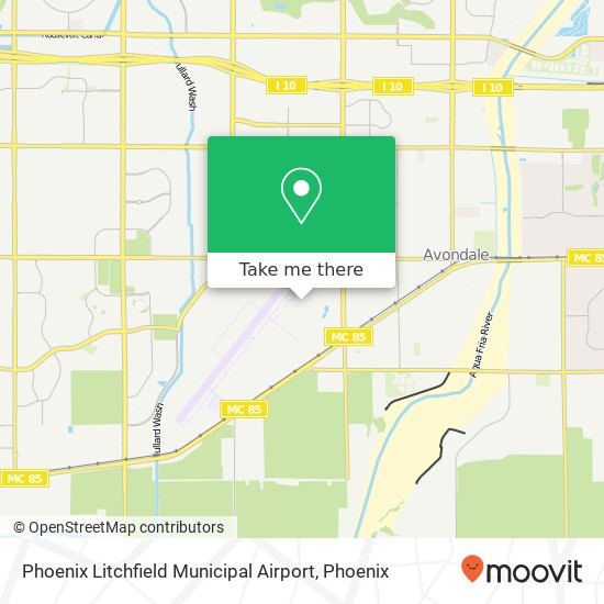Mapa de Phoenix Litchfield Municipal Airport