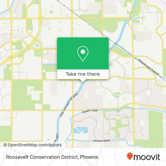 Mapa de Roosevelt Conservation District