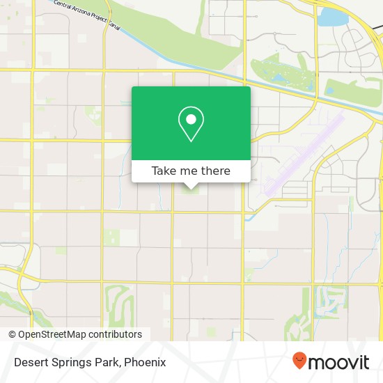 Desert Springs Park map