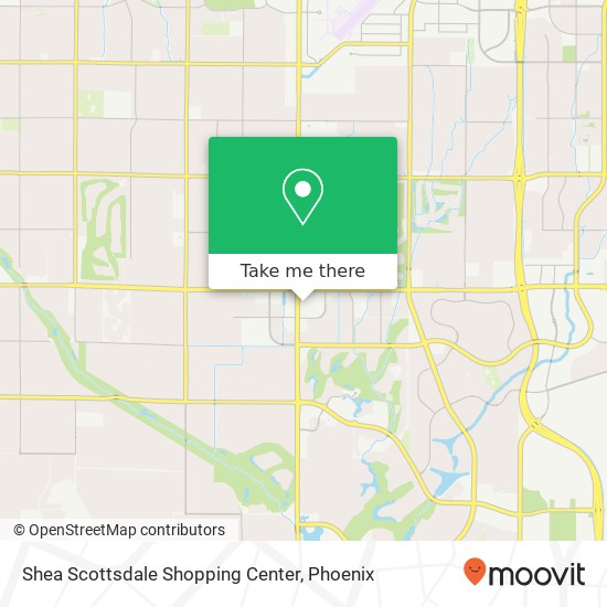 Shea Scottsdale Shopping Center map