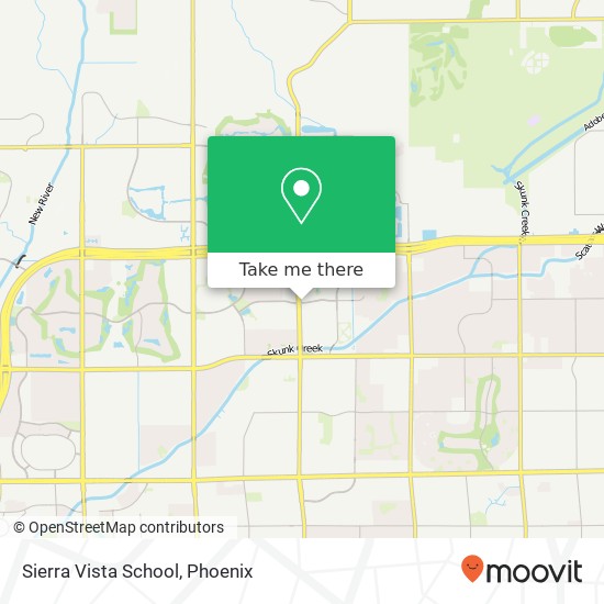 Mapa de Sierra Vista School