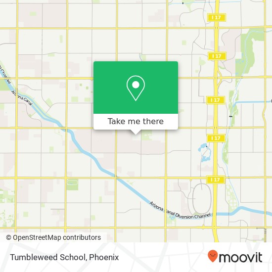 Tumbleweed School map