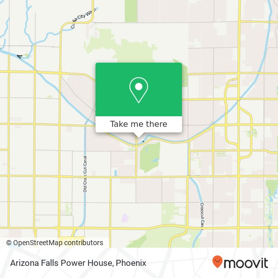 Arizona Falls Power House map