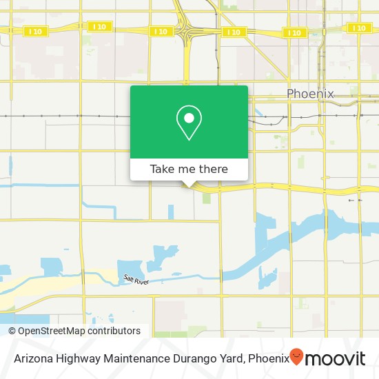 Arizona Highway Maintenance Durango Yard map