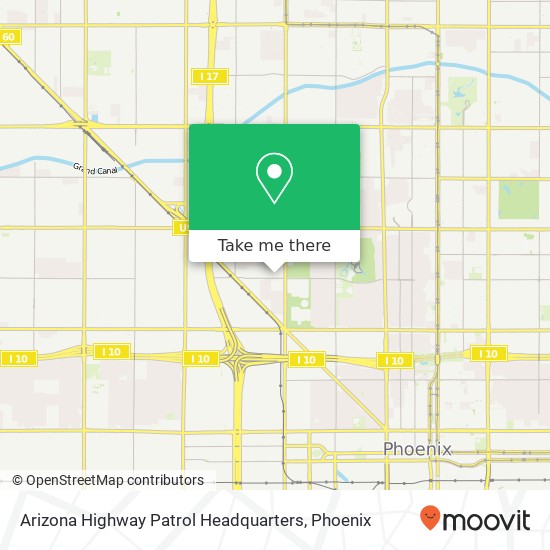 Arizona Highway Patrol Headquarters map