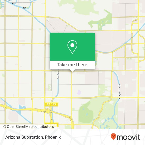 Mapa de Arizona Substation