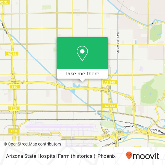 Mapa de Arizona State Hospital Farm (historical)