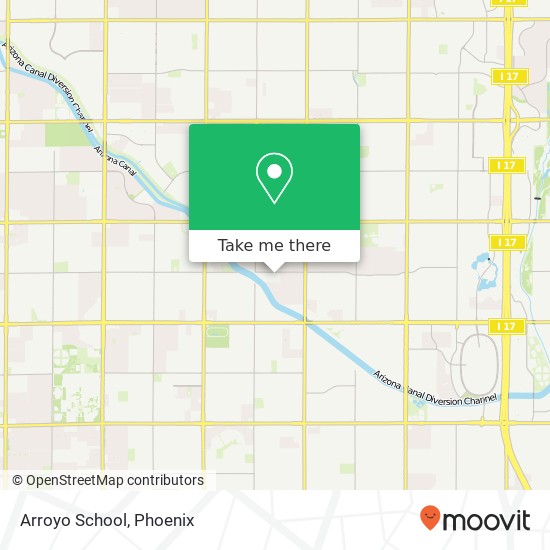 Mapa de Arroyo School