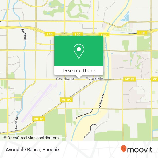 Mapa de Avondale Ranch