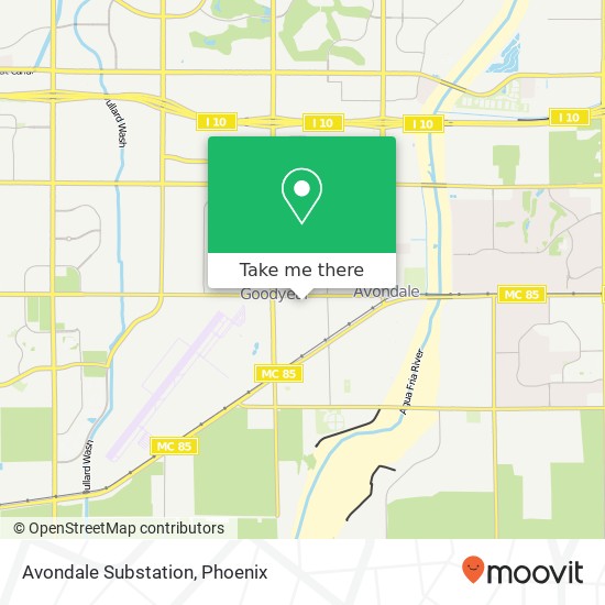 Avondale Substation map