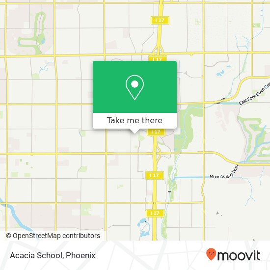 Mapa de Acacia School