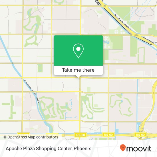 Apache Plaza Shopping Center map