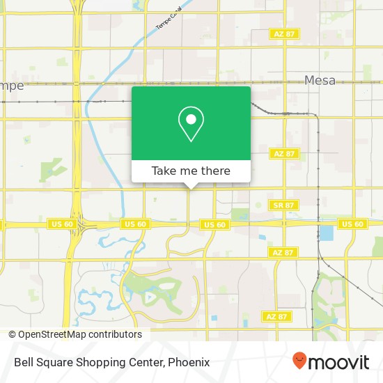 Mapa de Bell Square Shopping Center