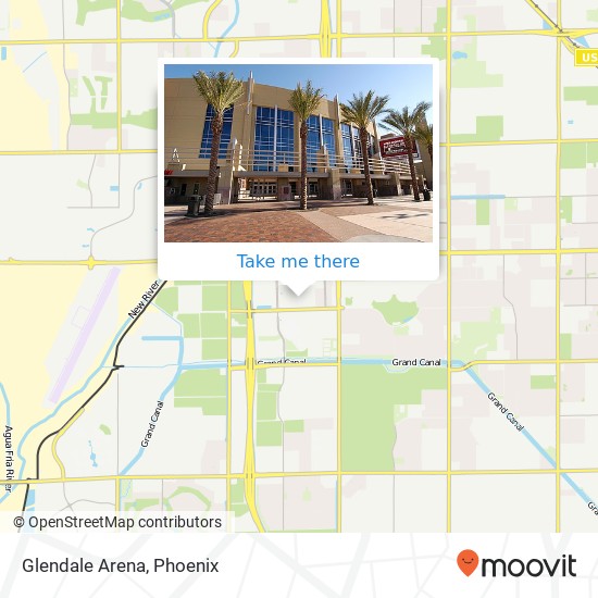 Mapa de Glendale Arena