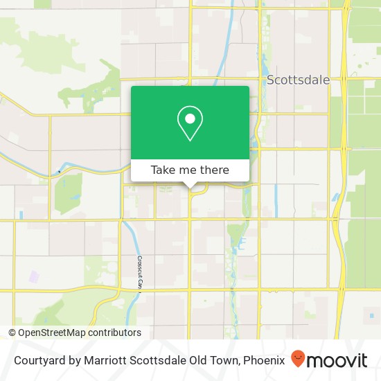 Courtyard by Marriott Scottsdale Old Town map