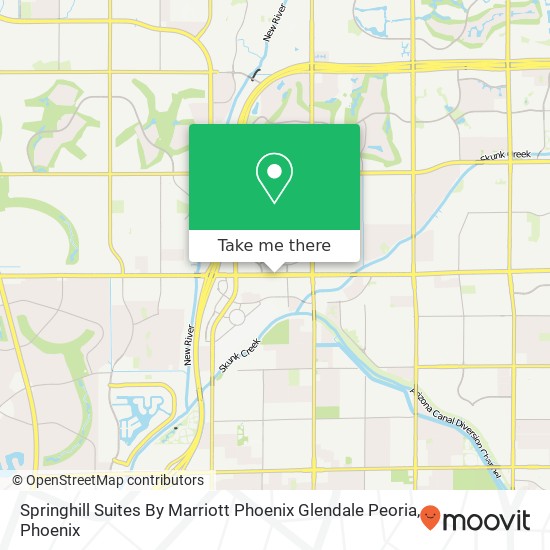 Mapa de Springhill Suites By Marriott Phoenix Glendale Peoria