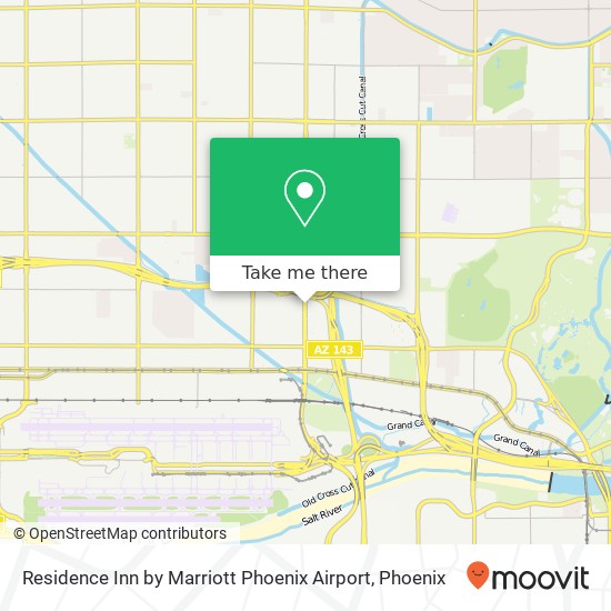 Mapa de Residence Inn by Marriott Phoenix Airport