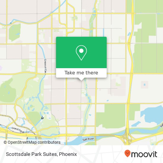Mapa de Scottsdale Park Suites