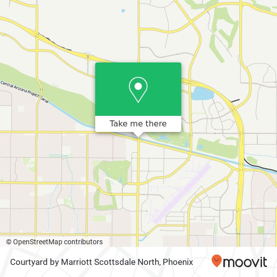 Mapa de Courtyard by Marriott Scottsdale North