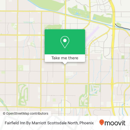 Mapa de Fairfield Inn By Marriott Scottsdale North